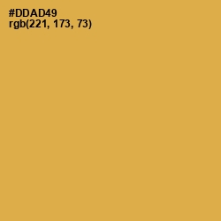 #DDAD49 - Roti Color Image