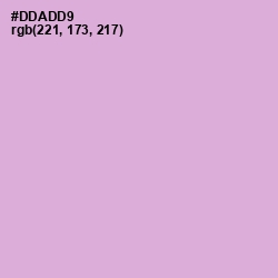 #DDADD9 - Thistle Color Image