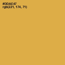 #DDAE47 - Turmeric Color Image