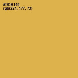 #DDB149 - Turmeric Color Image