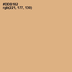 #DDB182 - Tan Color Image