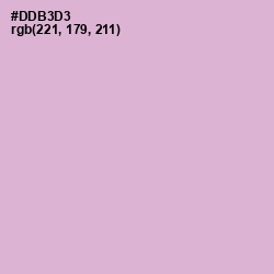 #DDB3D3 - Thistle Color Image