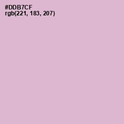 #DDB7CF - Thistle Color Image
