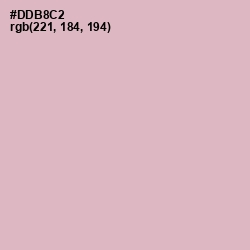 #DDB8C2 - Thistle Color Image