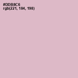 #DDB8C6 - Thistle Color Image