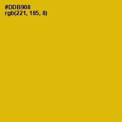 #DDB908 - Galliano Color Image