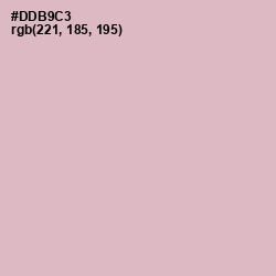 #DDB9C3 - Thistle Color Image