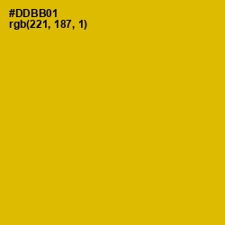 #DDBB01 - Galliano Color Image