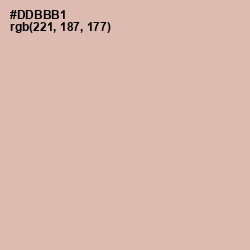 #DDBBB1 - Blossom Color Image