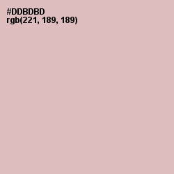 #DDBDBD - Blossom Color Image