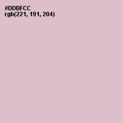 #DDBFCC - Thistle Color Image
