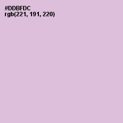 #DDBFDC - Thistle Color Image