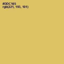 #DDC165 - Tacha Color Image