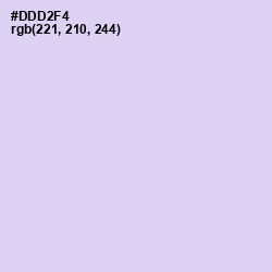 #DDD2F4 - Fog Color Image