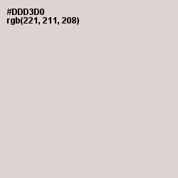 #DDD3D0 - Swiss Coffee Color Image