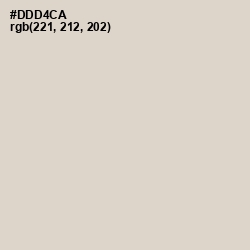 #DDD4CA - Timberwolf Color Image