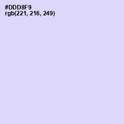 #DDD8F9 - Fog Color Image