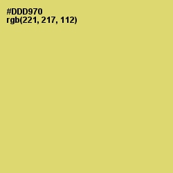 #DDD970 - Chenin Color Image