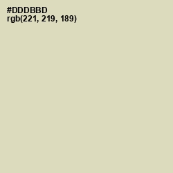 #DDDBBD - Sisal Color Image