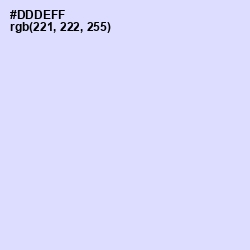 #DDDEFF - Fog Color Image