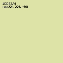 #DDE2A6 - Caper Color Image