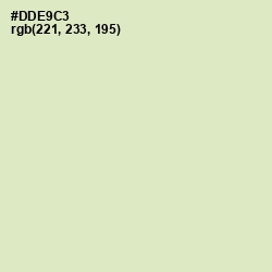 #DDE9C3 - Beryl Green Color Image