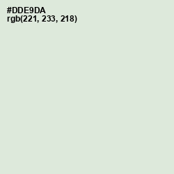 #DDE9DA - Willow Brook Color Image