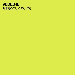 #DDEB4B - Starship Color Image