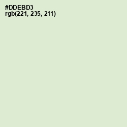 #DDEBD3 - Zanah Color Image