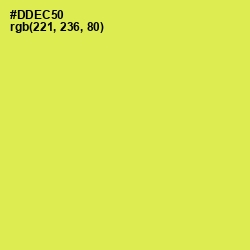 #DDEC50 - Starship Color Image