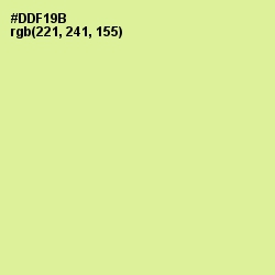 #DDF19B - Primrose Color Image