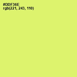 #DDF36E - Sulu Color Image