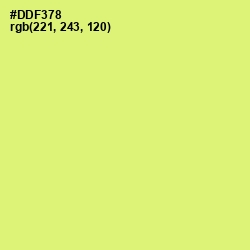 #DDF378 - Sulu Color Image