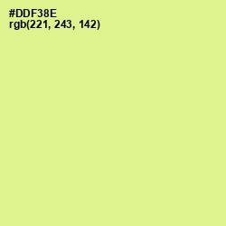 #DDF38E - Mindaro Color Image