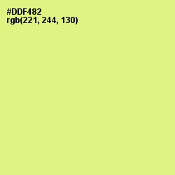 #DDF482 - Mindaro Color Image