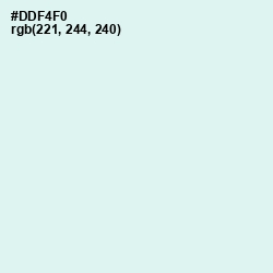 #DDF4F0 - Iceberg Color Image