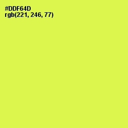 #DDF64D - Starship Color Image