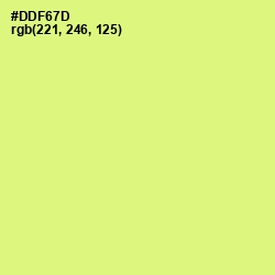 #DDF67D - Sulu Color Image