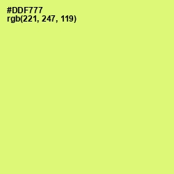 #DDF777 - Sulu Color Image