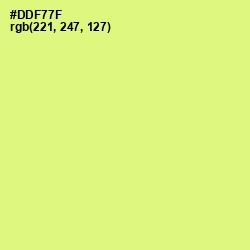 #DDF77F - Sulu Color Image