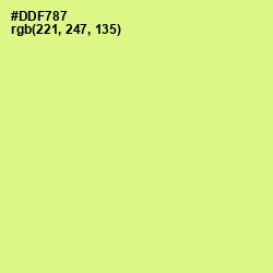 #DDF787 - Mindaro Color Image