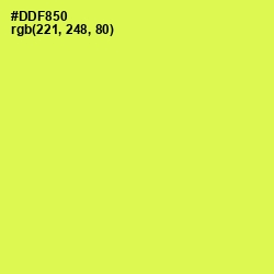 #DDF850 - Starship Color Image