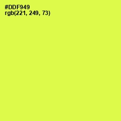 #DDF949 - Starship Color Image