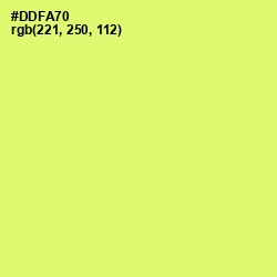 #DDFA70 - Sulu Color Image