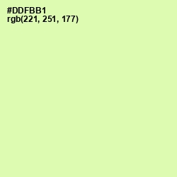 #DDFBB1 - Gossip Color Image