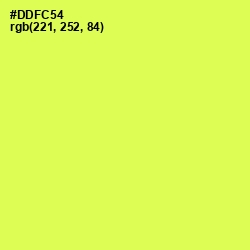 #DDFC54 - Starship Color Image