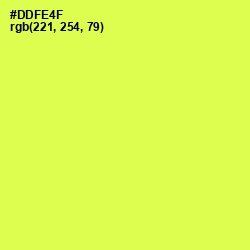 #DDFE4F - Starship Color Image