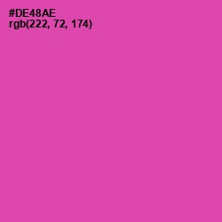 #DE48AE - Brilliant Rose Color Image