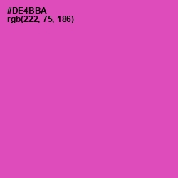 #DE4BBA - Brilliant Rose Color Image