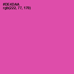 #DE4DAA - Brilliant Rose Color Image